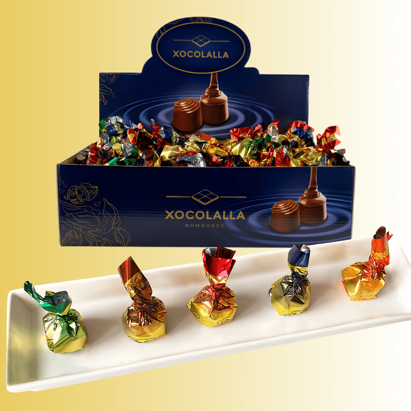 XOCOLALLA MAROC - Confiserie et chocolat - 0520118438 - Qualité et plaisir 27 Assortiment de bonbons au chocolat (1)