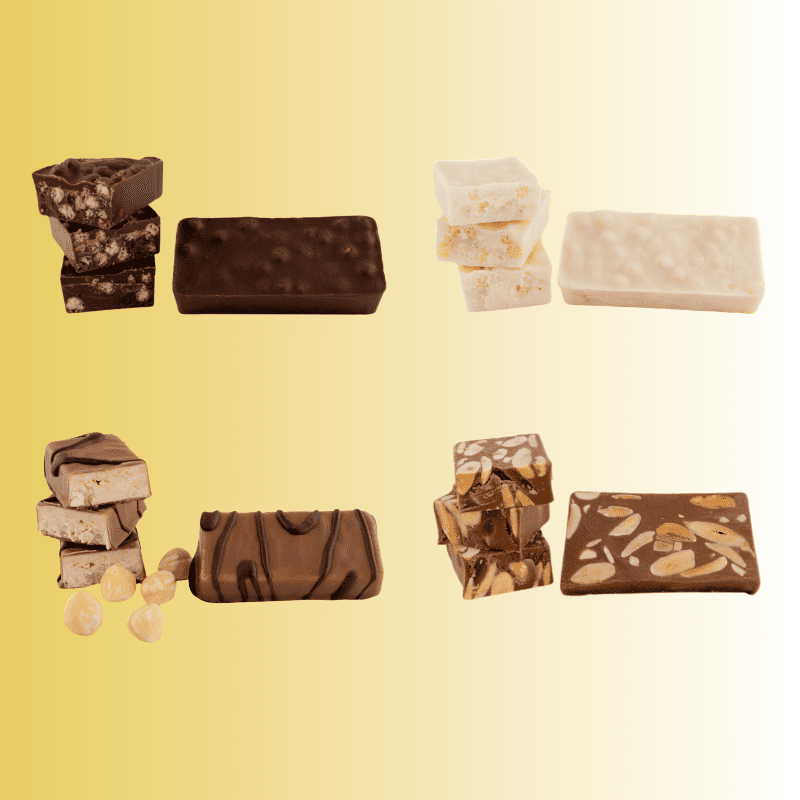 Assortiment de nougats chocolatés 2 Assortiment de nougats chocolatés – Image 2