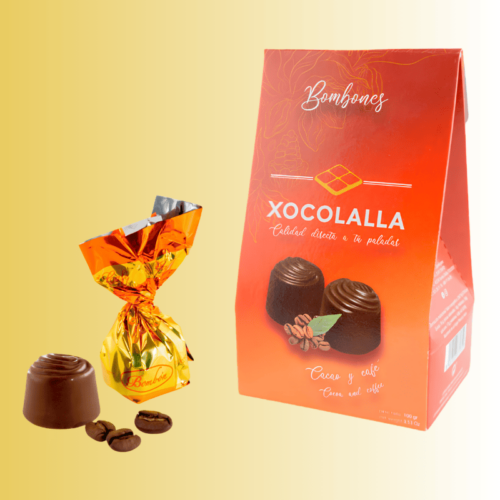 Bonbon au chocolat et au café