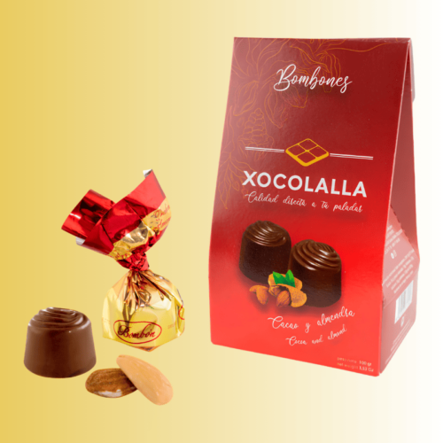 Bonbon au chocolat et aux amandes