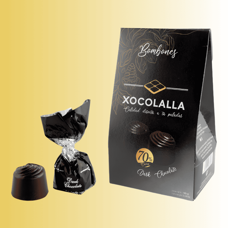 XOCOLALLA MAROC - Confiserie et chocolat - 0520118438 - Qualité et plaisir 6 Bonbon au chocolat noir