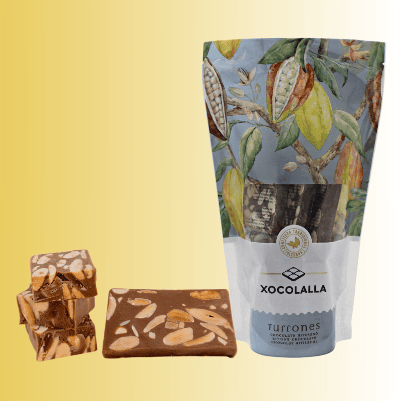 XOCOLALLA MAROC - Confiserie et chocolat - 0520118438 - Qualité et plaisir 13 Nougat au chocolat et aux amandes