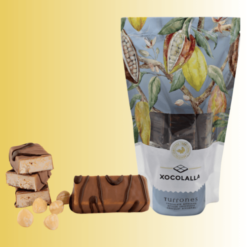 Nougat au chocolat et crème de noisette