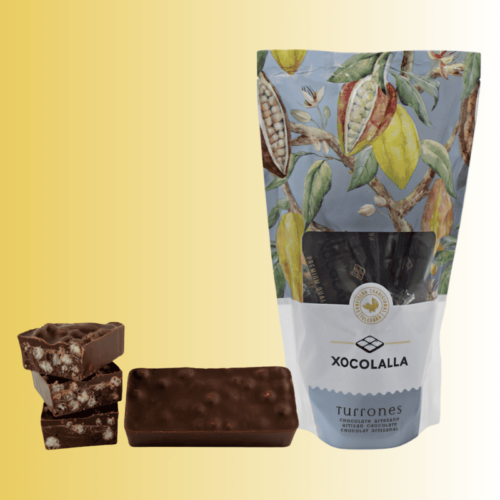 Nougat croquant au chocolat noir