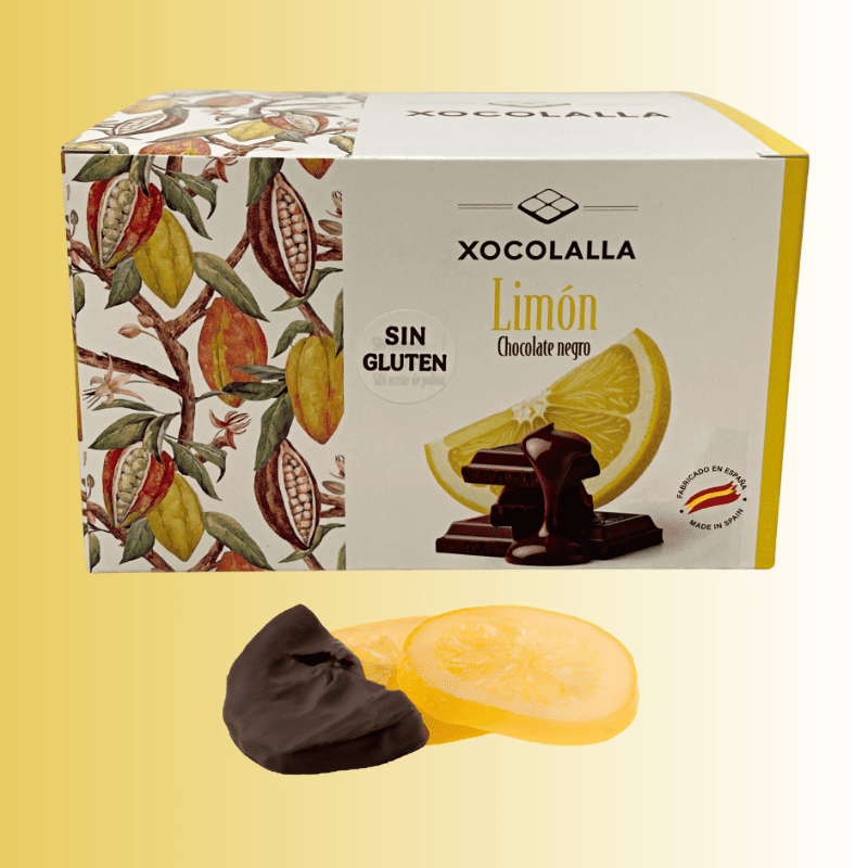 XOCOLALLA MAROC - Confiserie et chocolat - 0520118438 - Qualité et plaisir 20 Xocofruit citron confit enrobé de chocolat noir