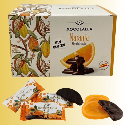 Xocofruit orange confite enrobée de chocolat noir